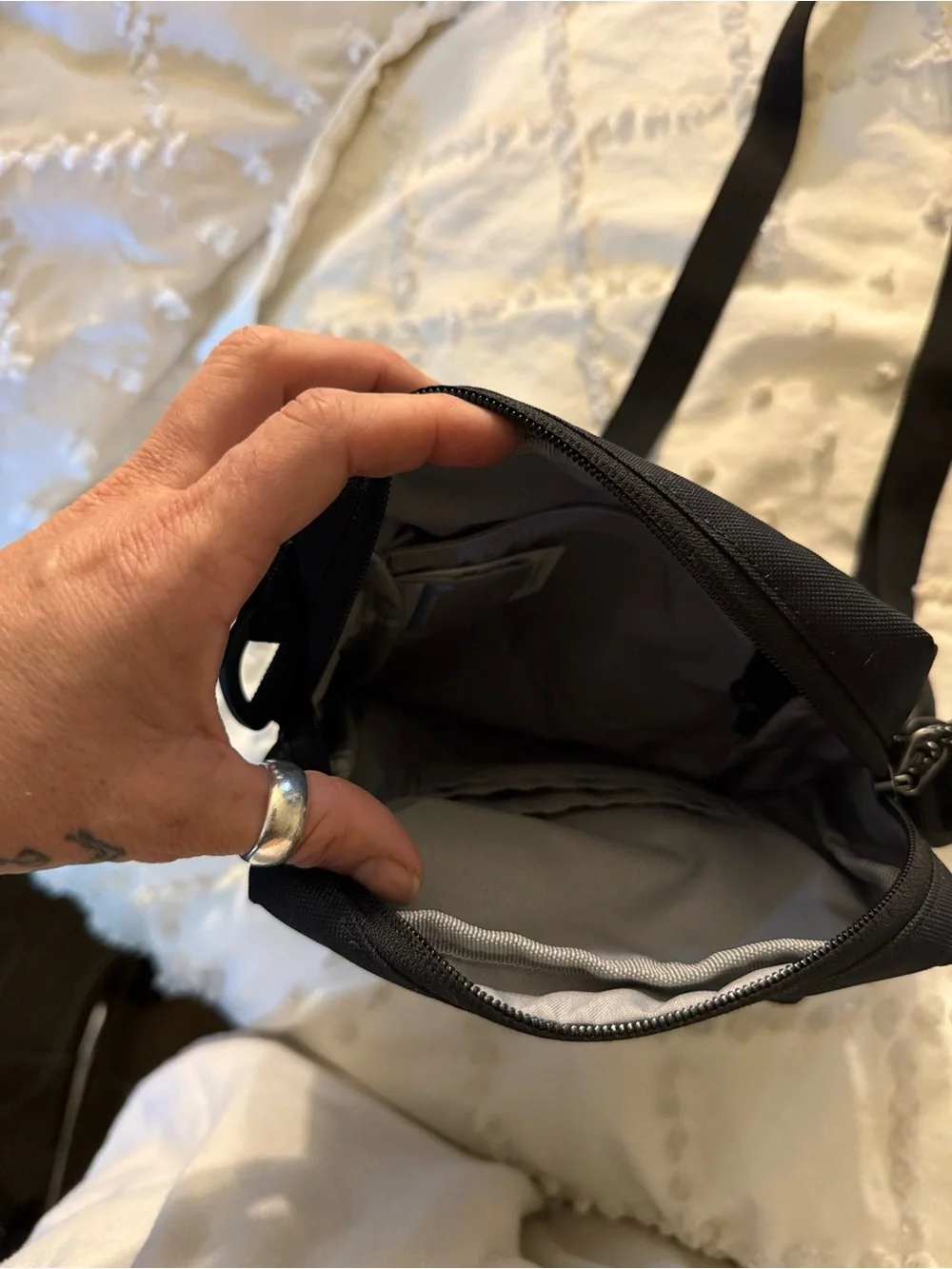 Columbia Black Compact Crossbody Messenger Bag
